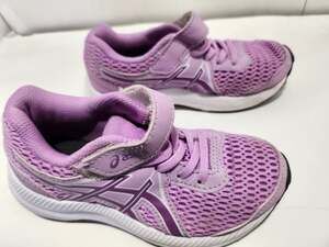 ASICS Contend 7 Pre-School Girls Purple Running Shoes Size K11